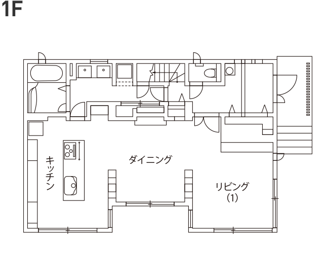 1階の間取り