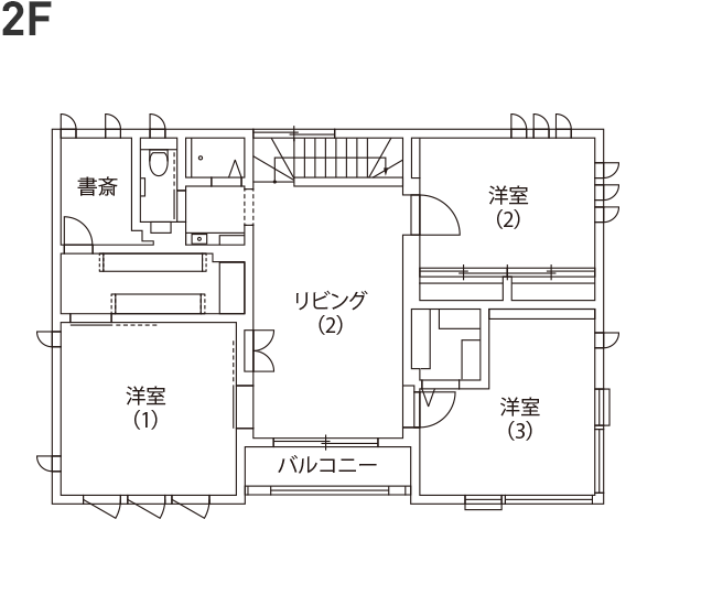 2階の間取り