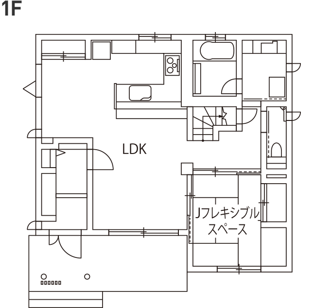 1階の間取り