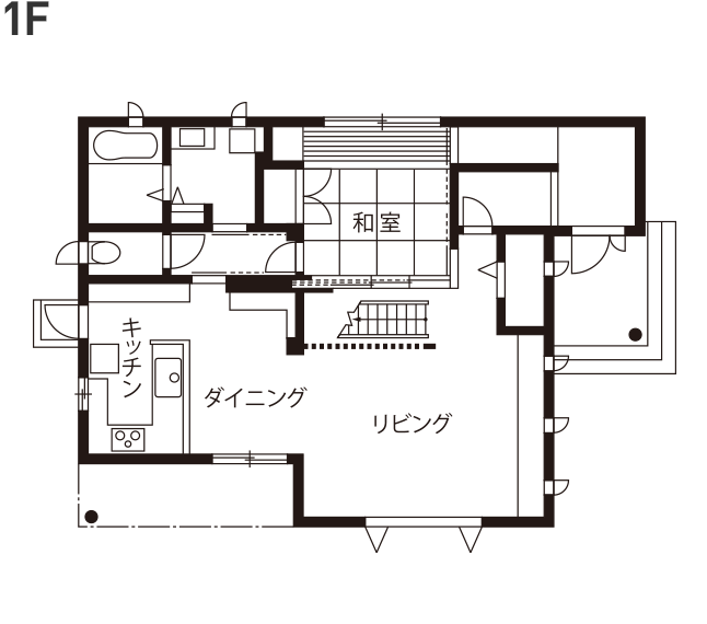 1階の間取り