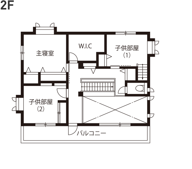 2階の間取り