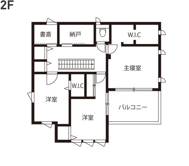 2階の間取り