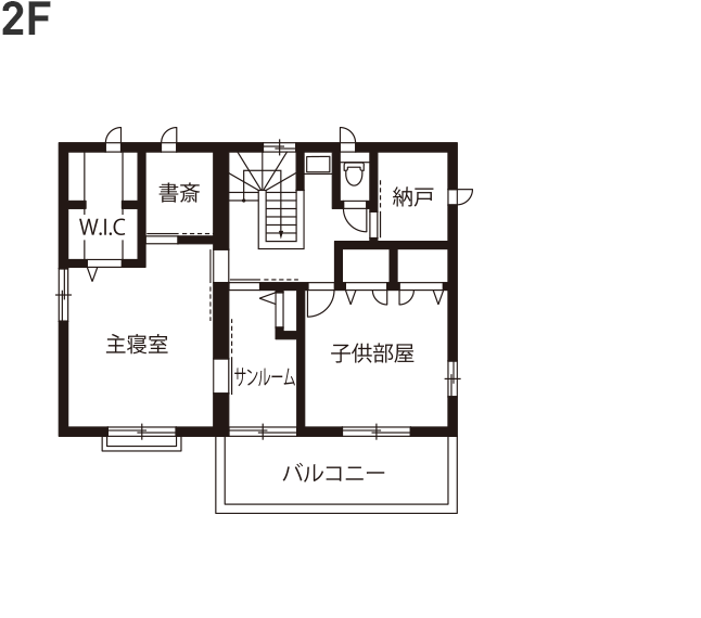 2階の間取り