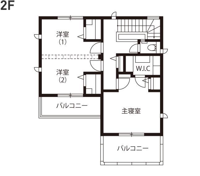 2階の間取り