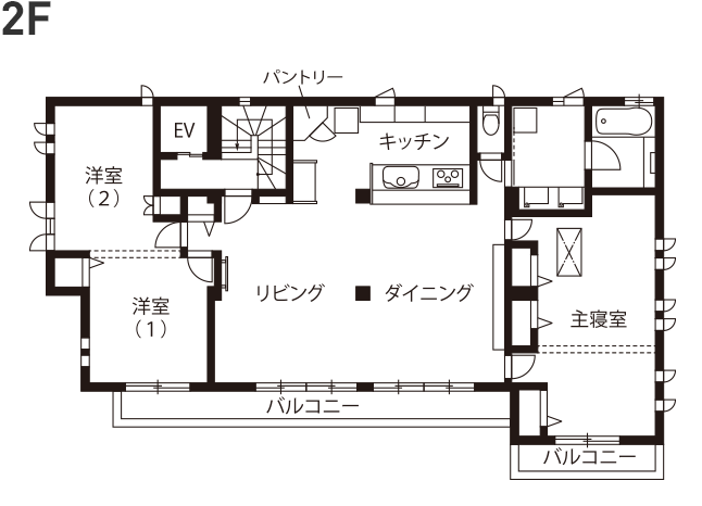 2階の間取り