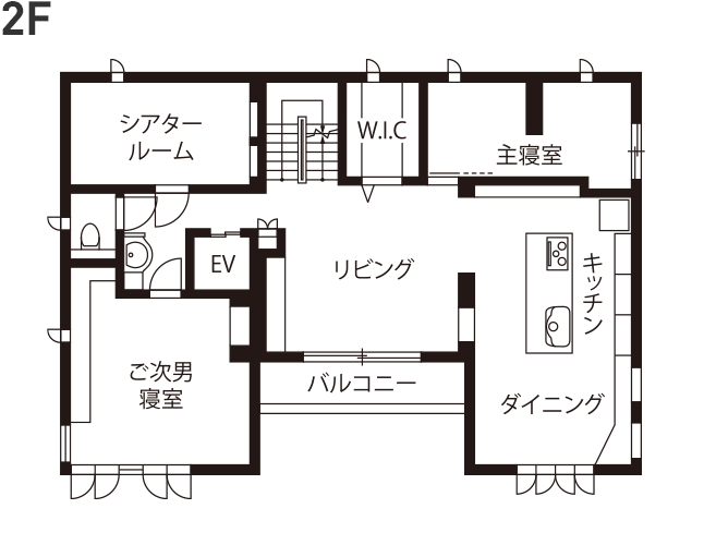 2階の間取り