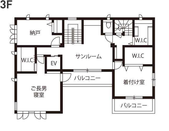 3階の間取り