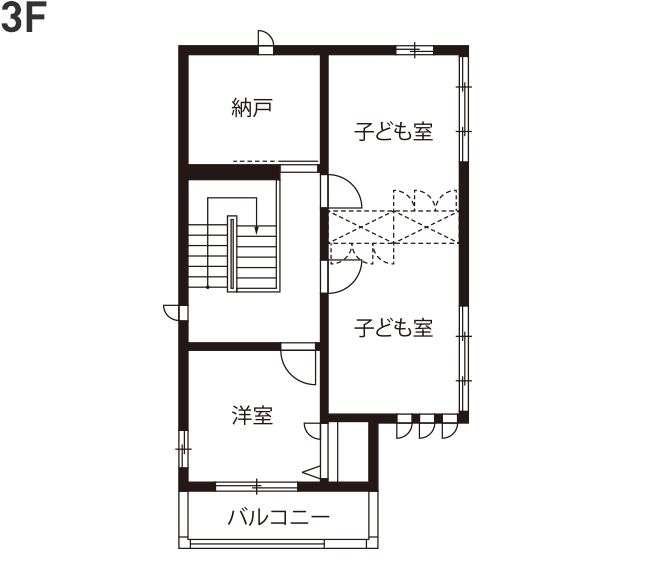 3階の間取り