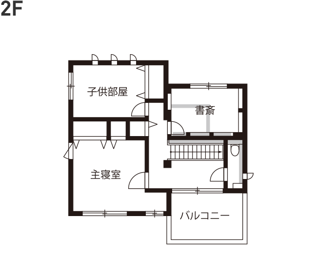 2階の間取り