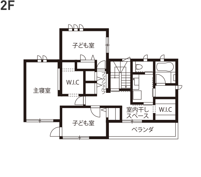 2階の間取り