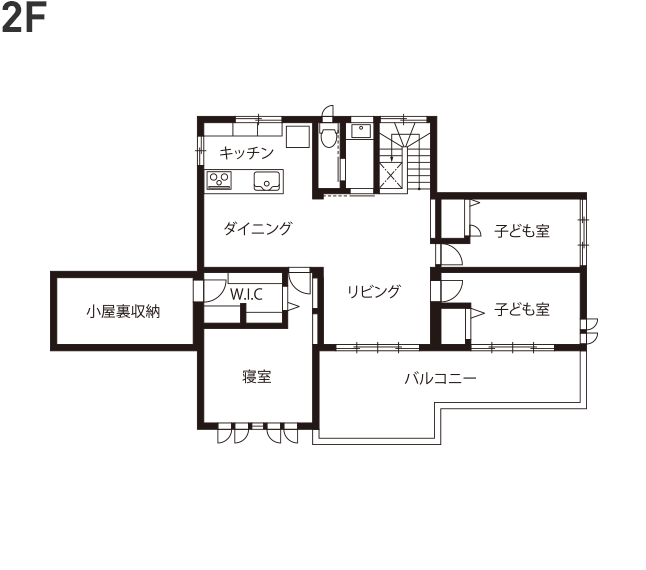 2階の間取り