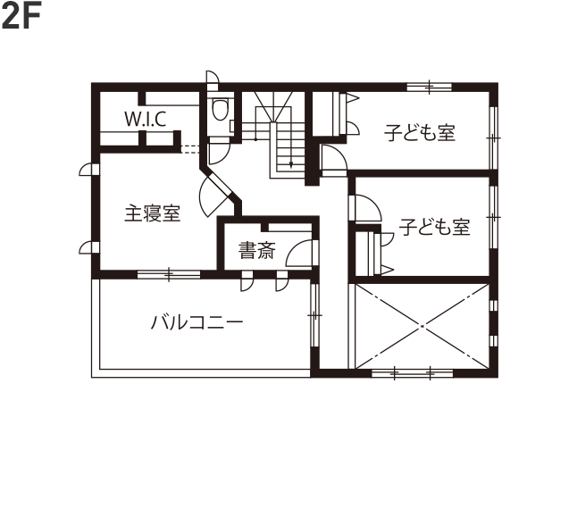 2階の間取り