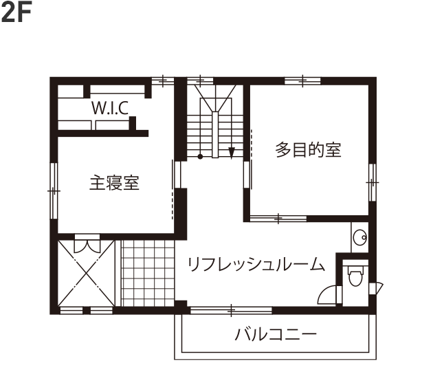 2階の間取り