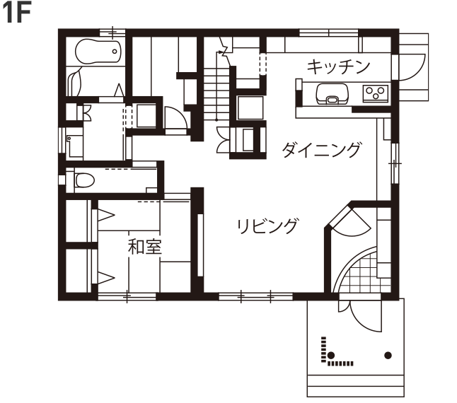 1階の間取り