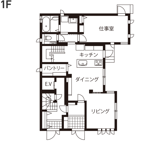 1階の間取り