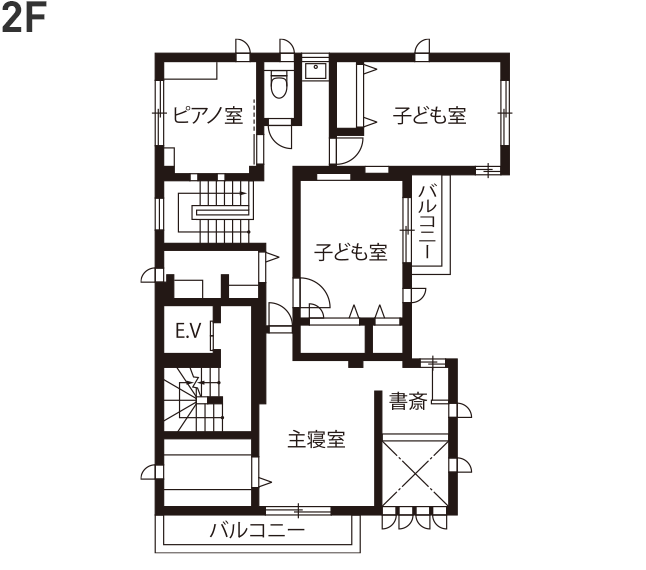 2階の間取り