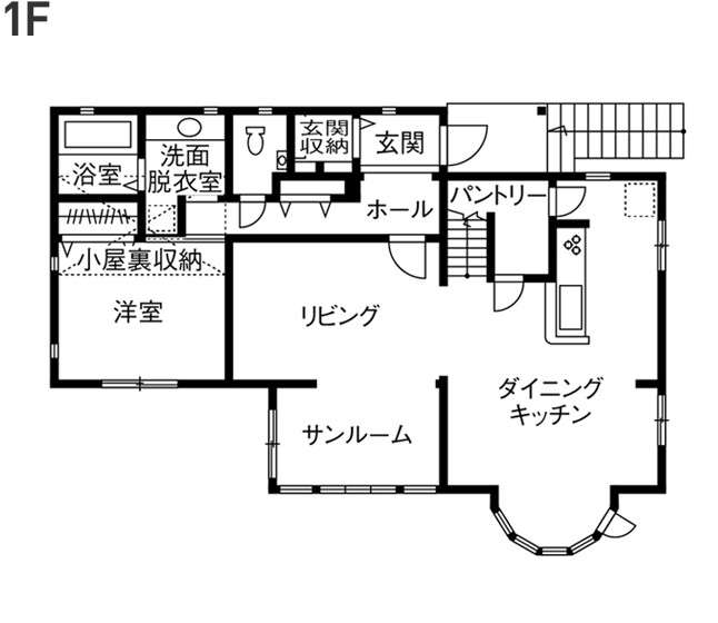 1階の間取り