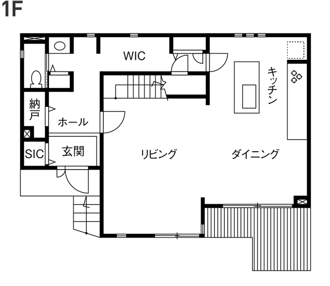 1階の間取り