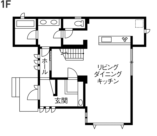 1階の間取り