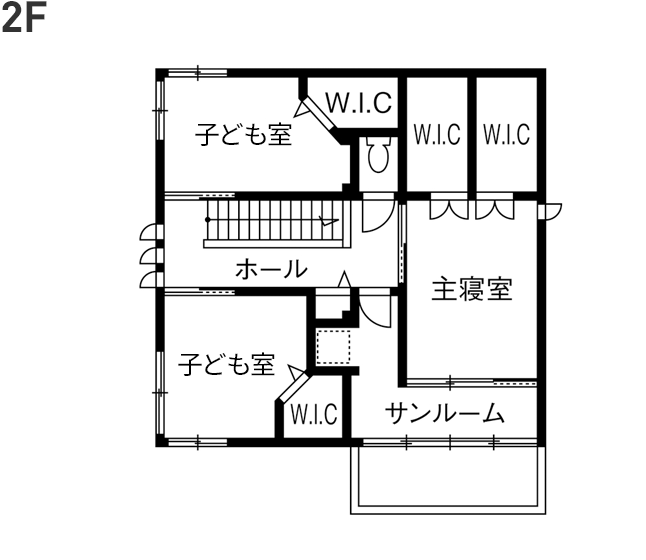 2階の間取り