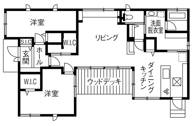 平屋の間取り