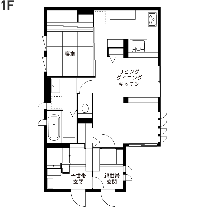 1階の間取り