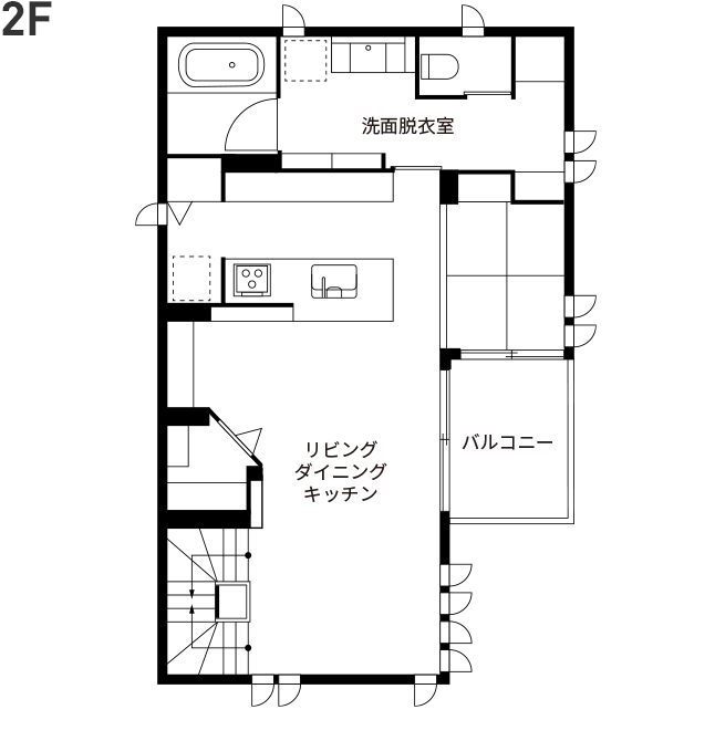 2階の間取り