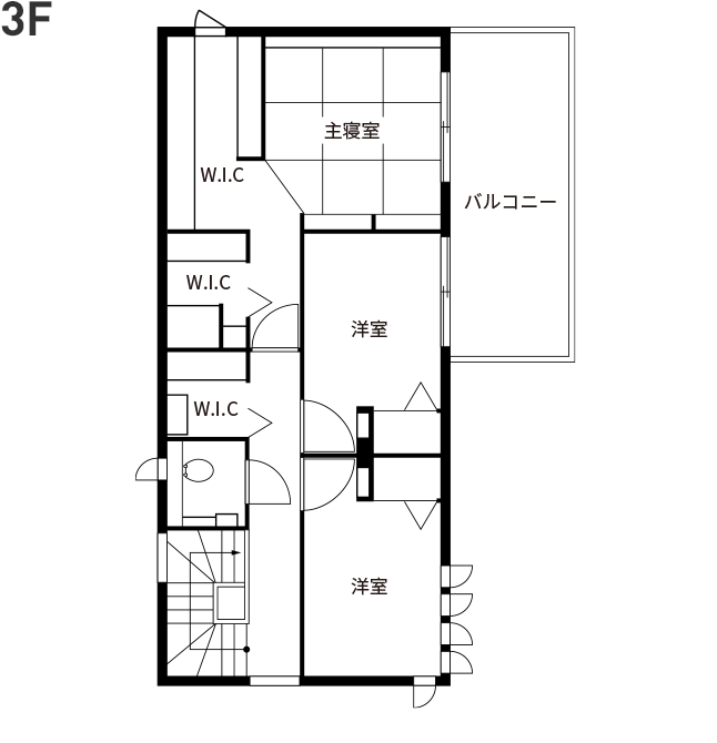 3階の間取り