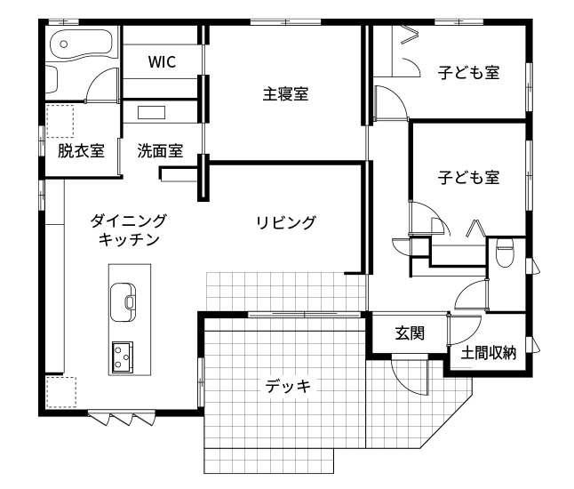 平屋の間取り