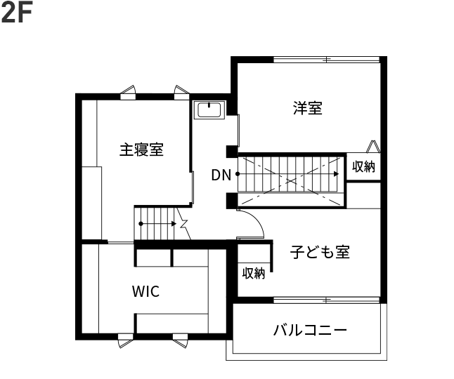 2階の間取り