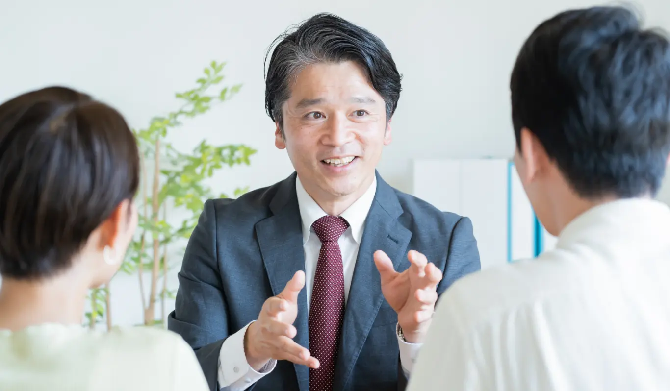 税務相談をしている様子