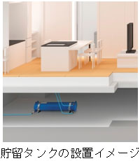 貯留タンクの設置イメージ