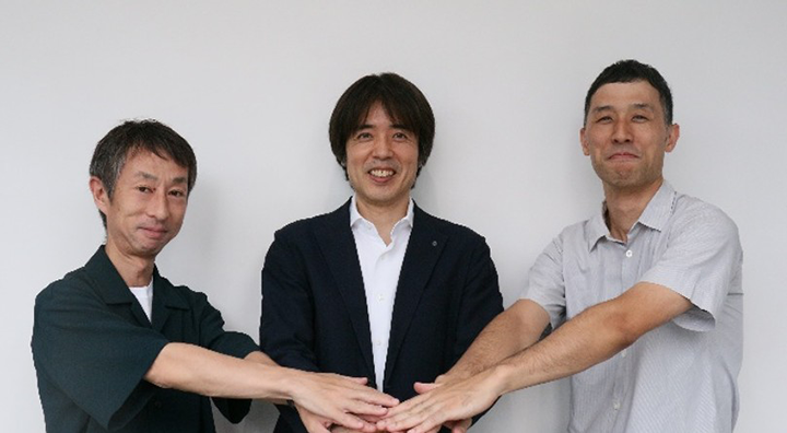 左から、東京工芸大学 森田芳朗教授　住環境研究所 太田真人所長　東京大学 権藤智之准教授