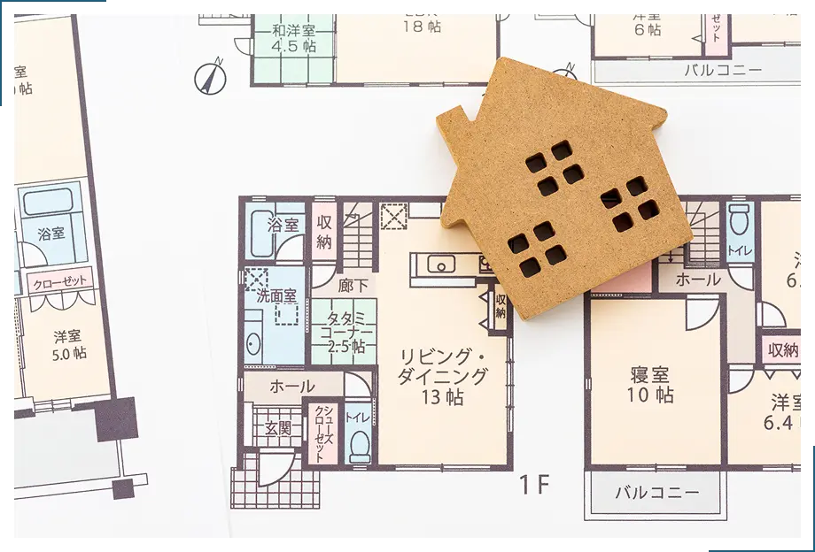 間取り図のイメージ写真