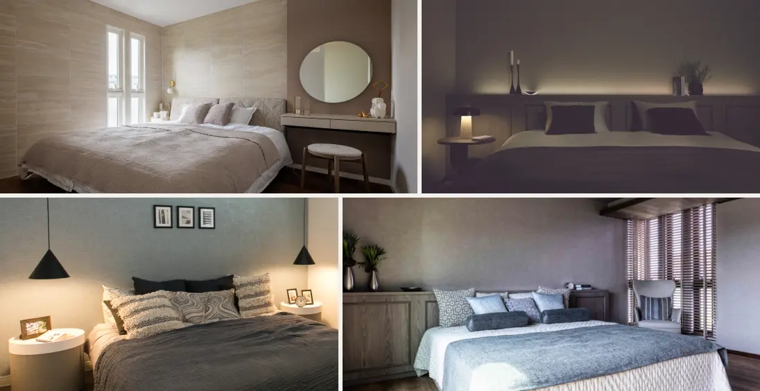 様々な寝室のイメージ写真