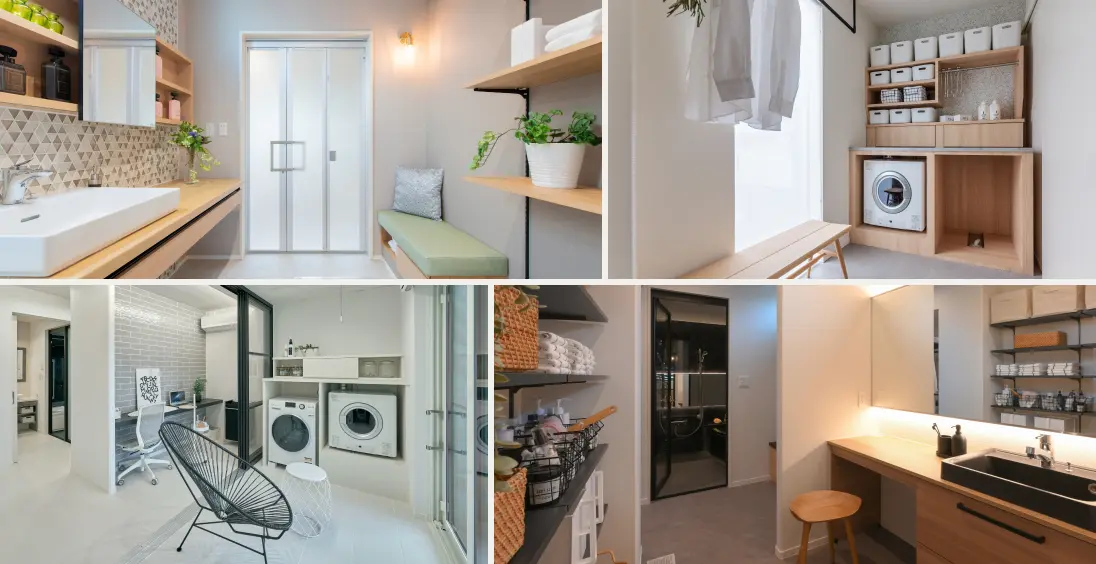 様々な洗面室・ランドリールームのイメージ写真