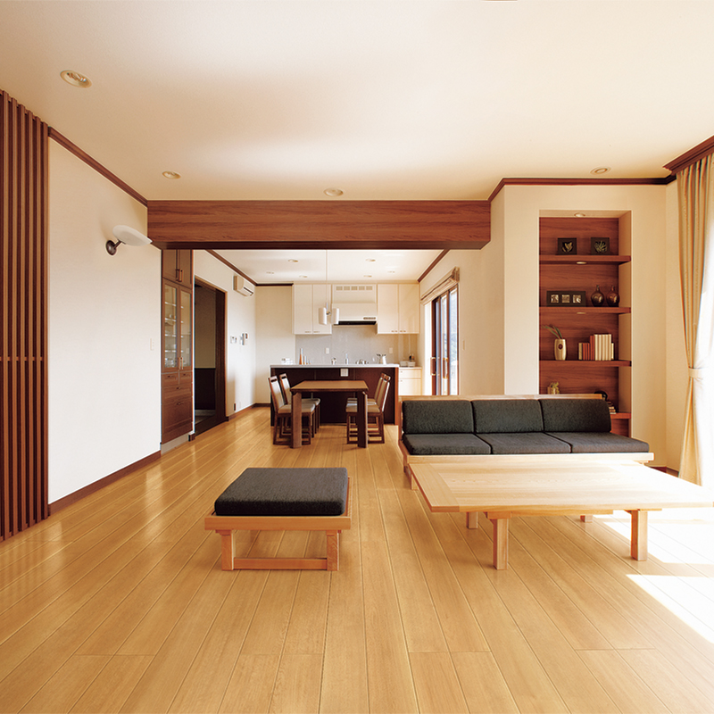 間仕切り無しリビング 間取り プラン 写真集 セキスイハイム