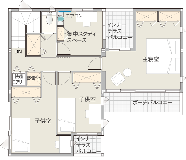 2階間取り図