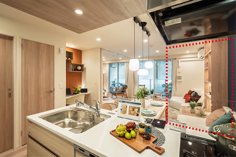 オープンキッチン 写真