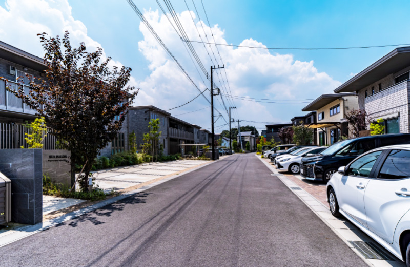流山リードタウン 街並み街区内道路
