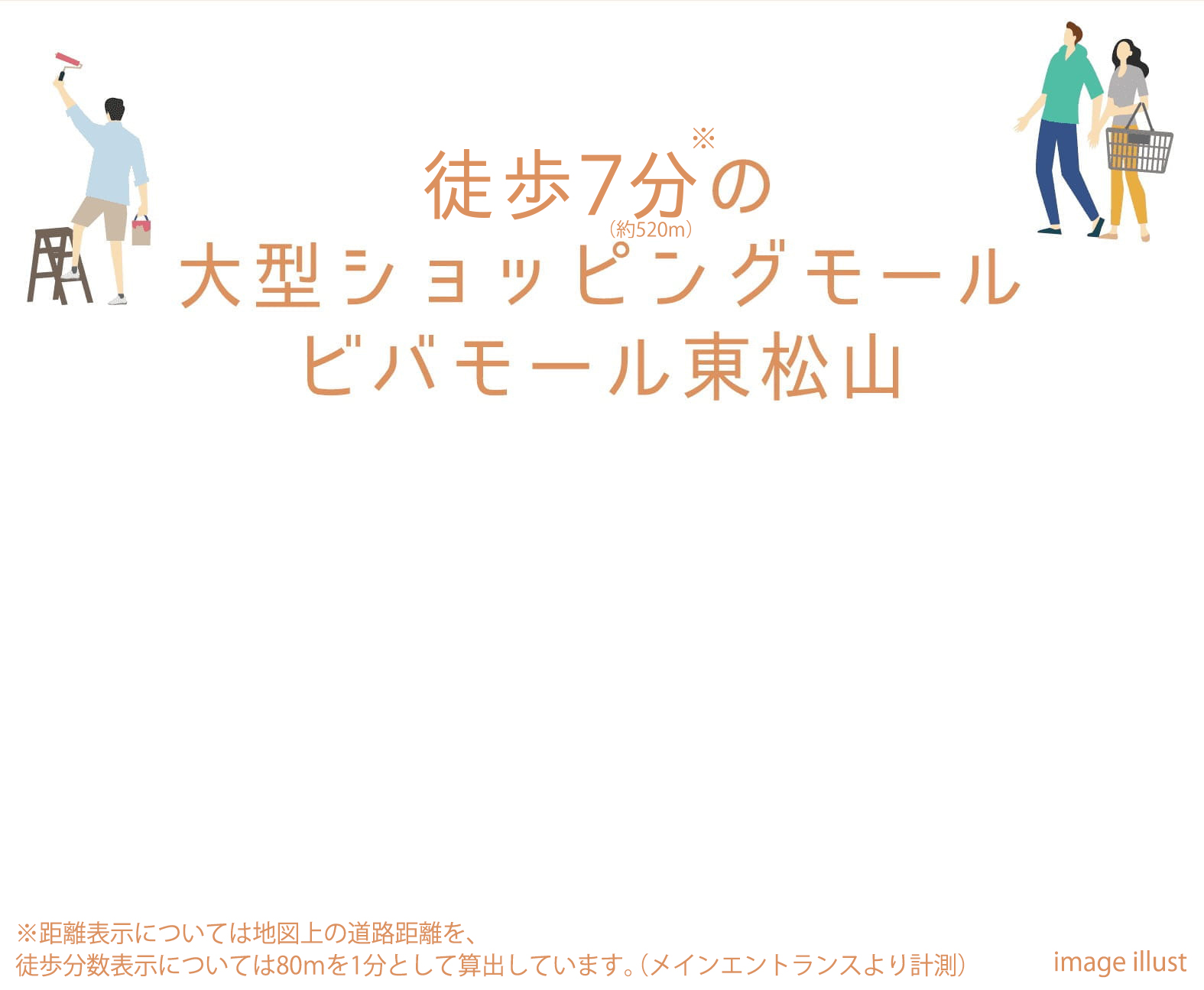 徒歩7分の大型ショッピングモール　ビバモール東松山