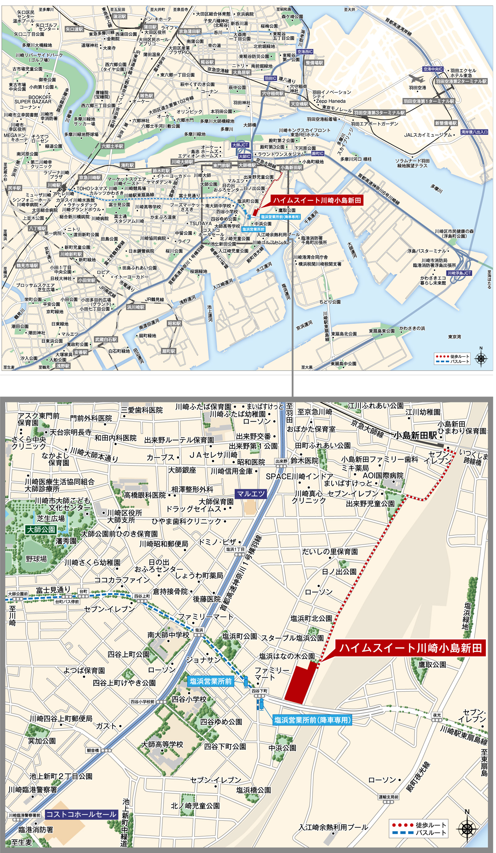 現地案内図