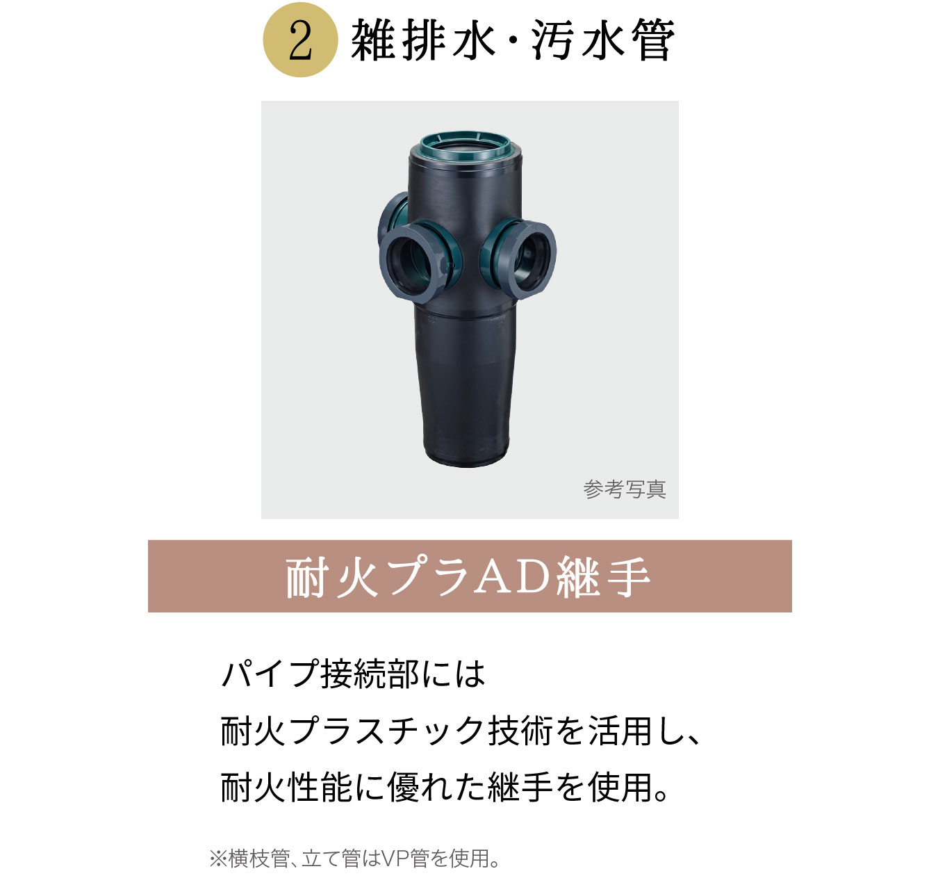 雑排水・汚水管