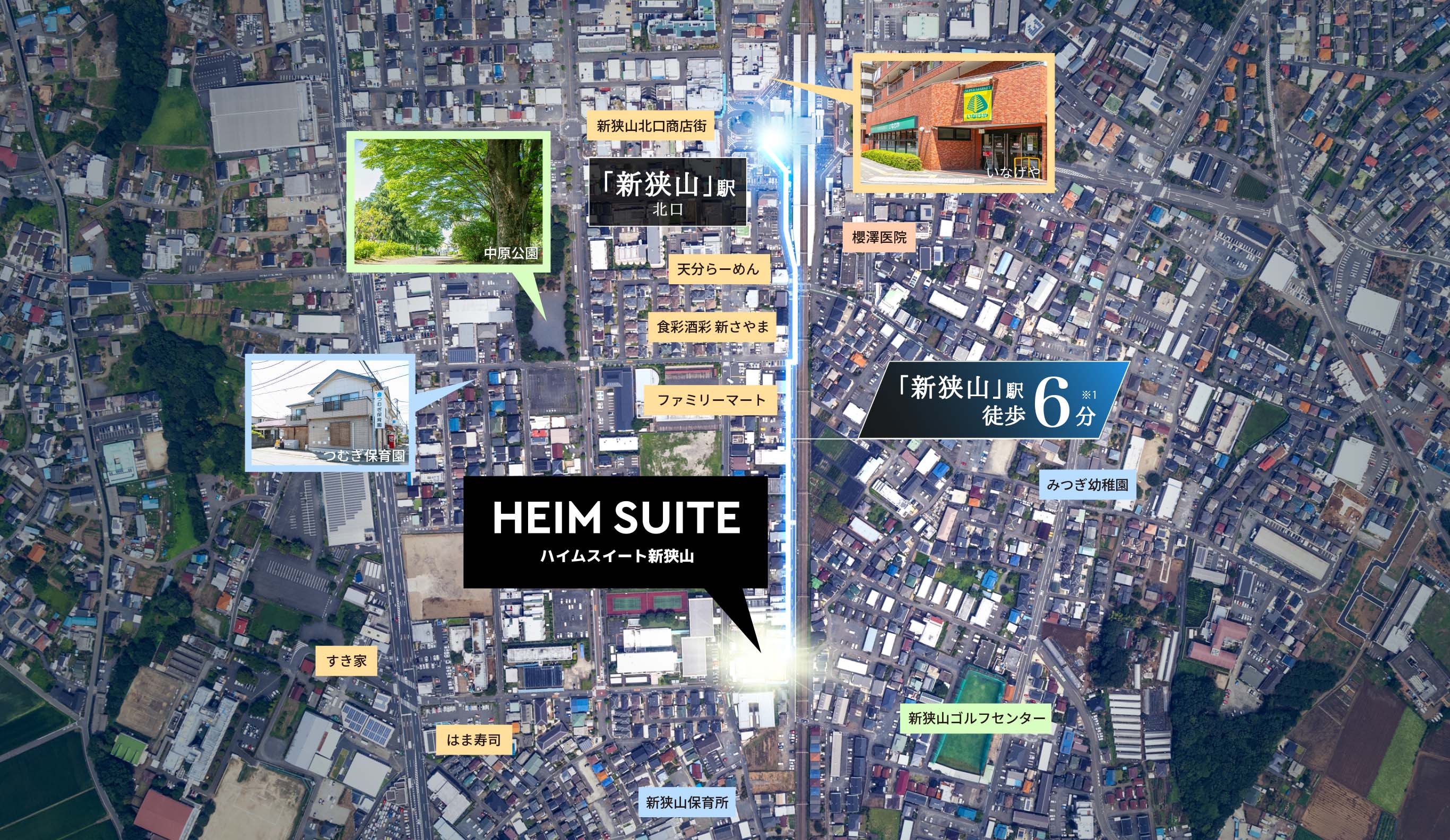 周辺施設概念図
