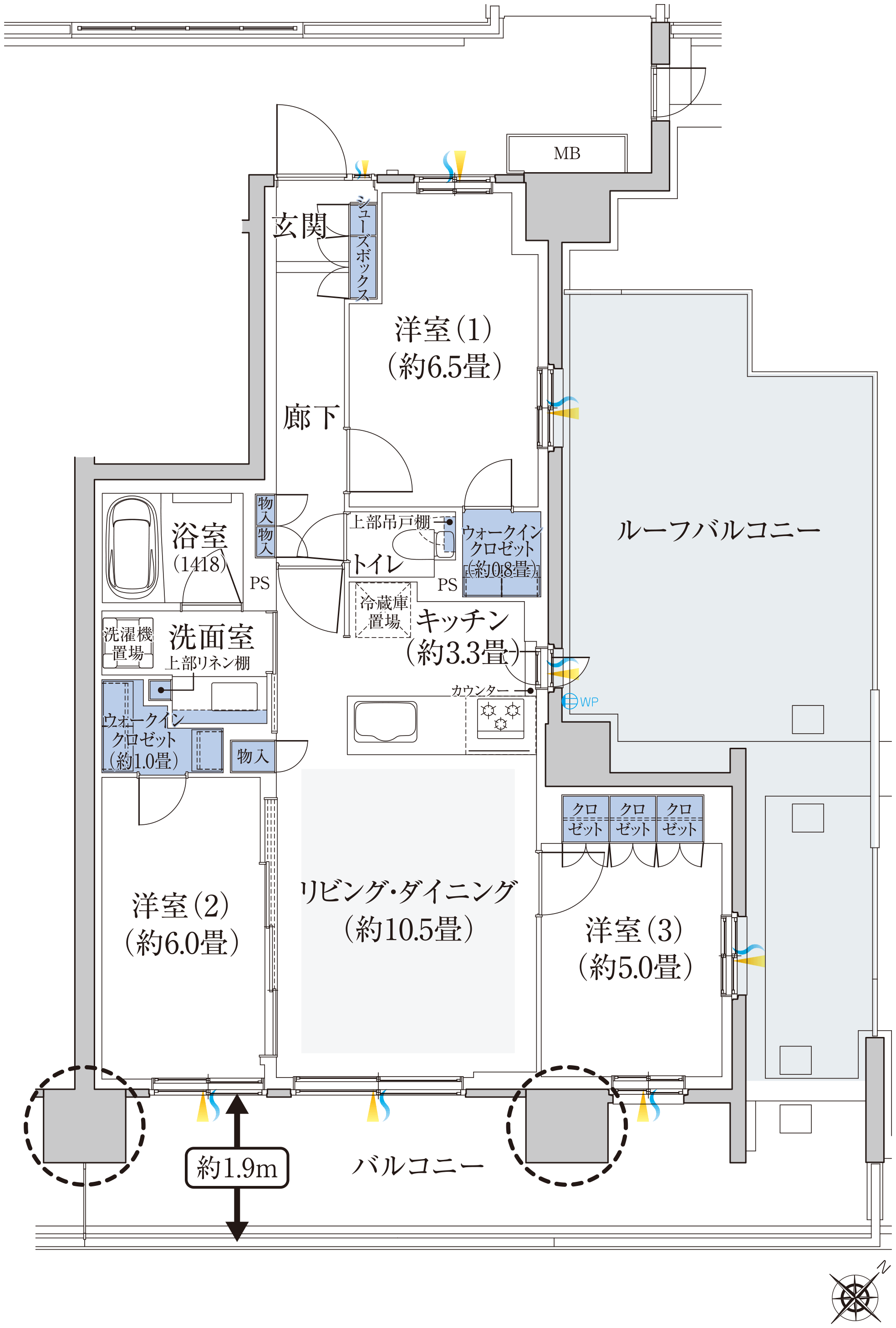 Gr TYPE 間取り図
