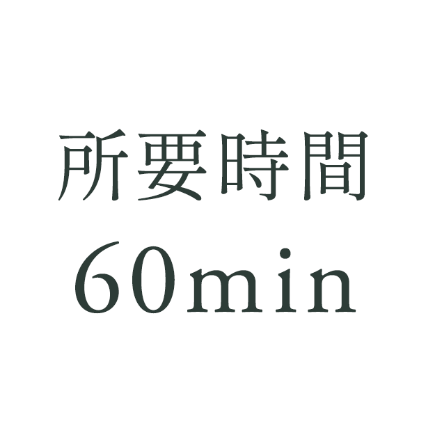 所要時間 60min