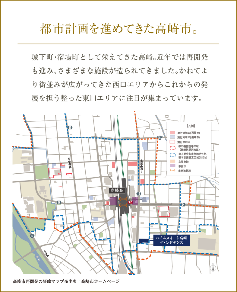 群馬県において人口NO.1