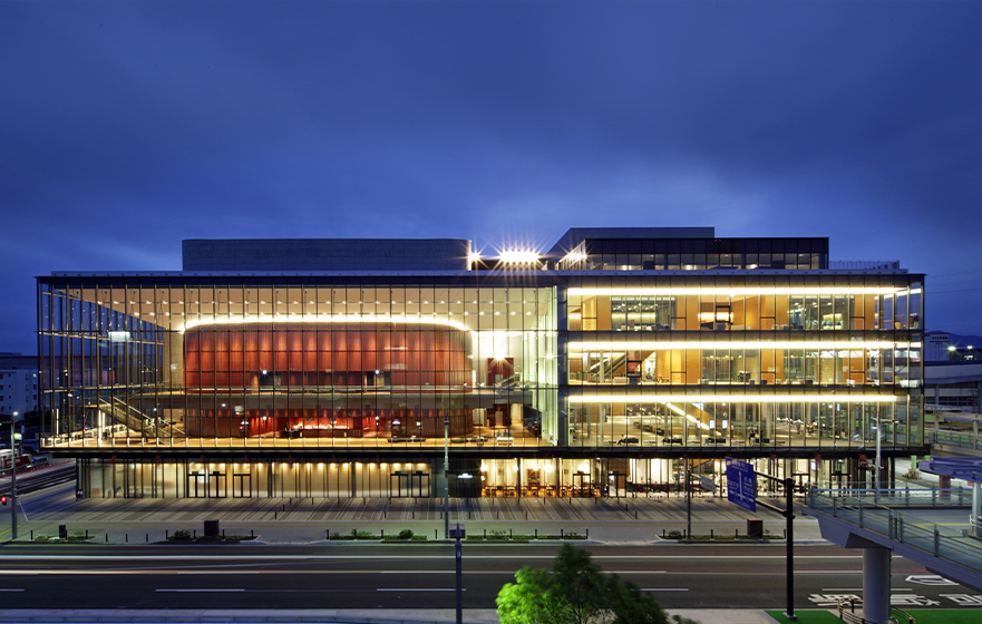 現地周辺の航空写真