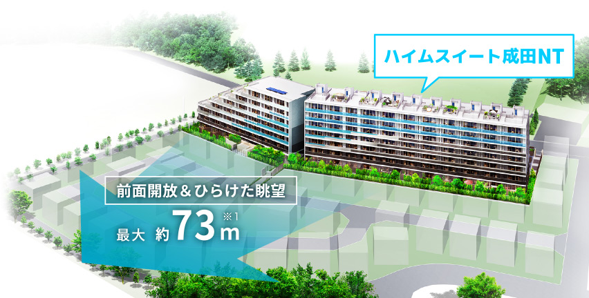 成田リードタウンまちなみ概念図