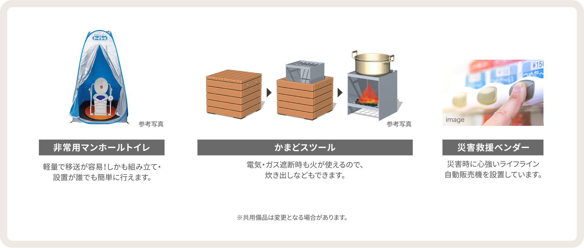 停電・ガス・断水への備え